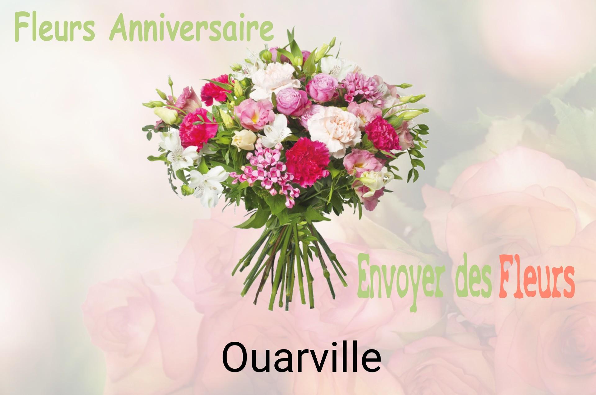 Bouquet de fleurs d’anniversaire livré à Ouarville