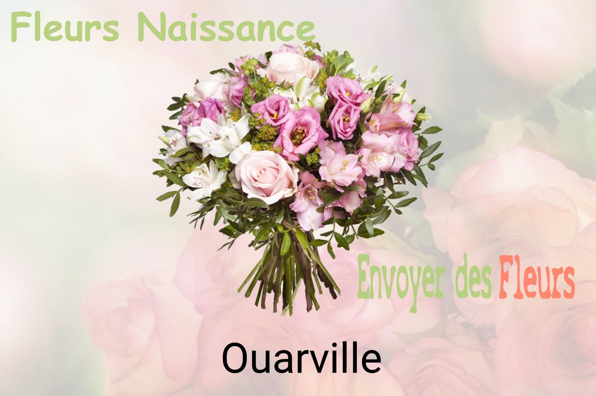 Bouquet de fleurs de naissance livré à Ouarville
